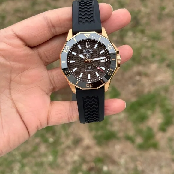 BULOVA Marine Star HPQ Precisionist Brown chocolate Dial Men's Watch